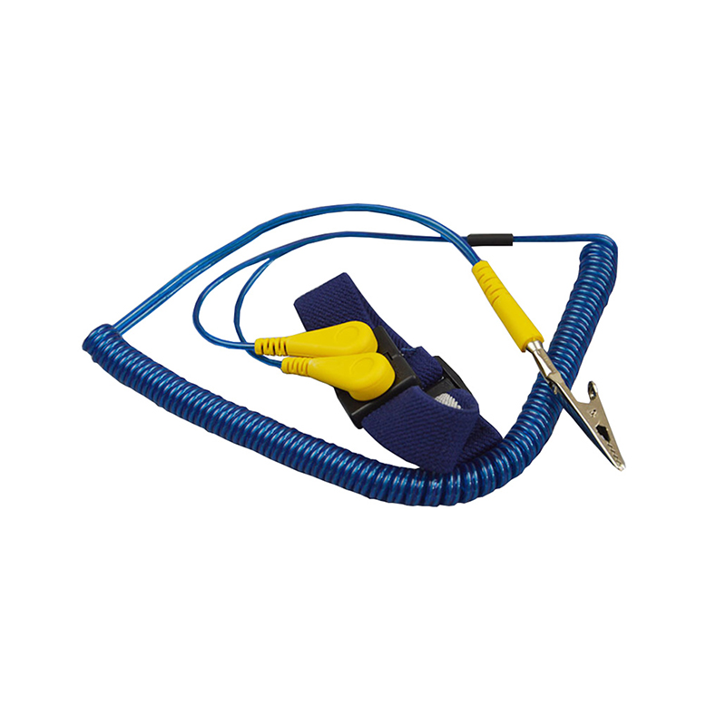 Antistatisk håndledsrem med kablet