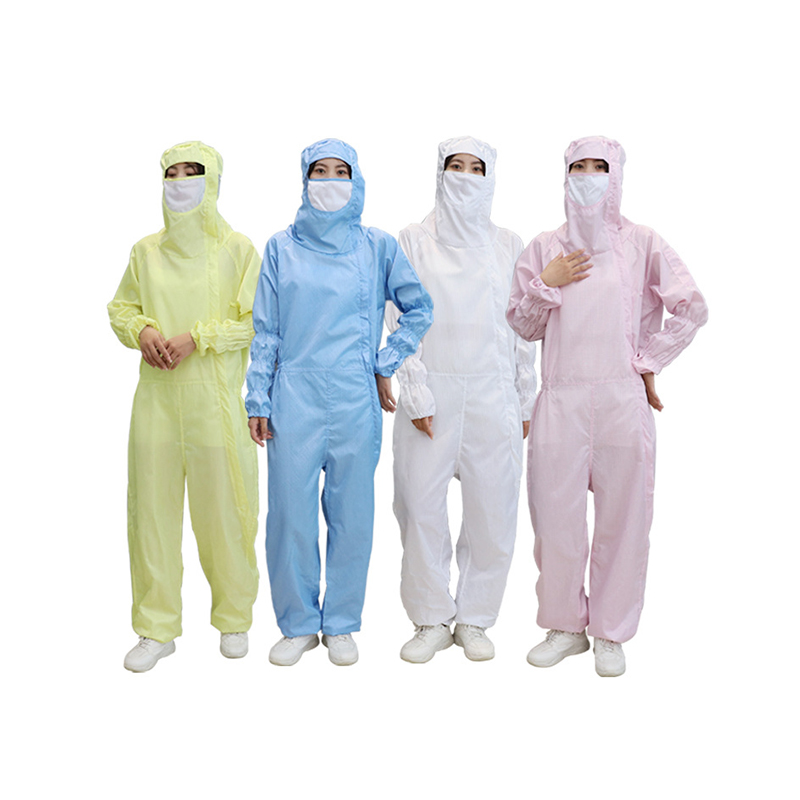 Anti statisk skrå åben fronthætte jumpsuit