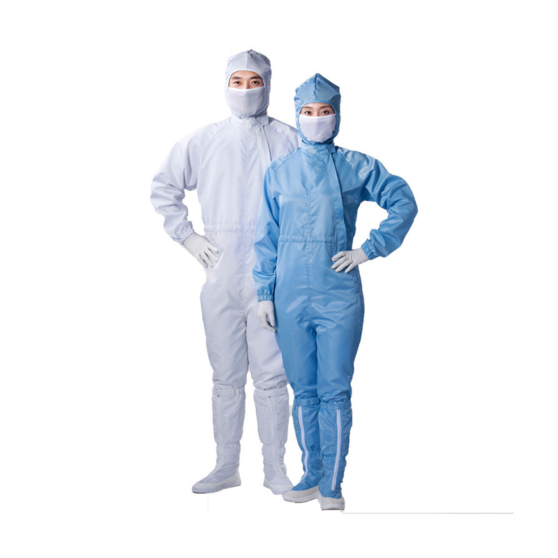 Anti statisk skrå åben fronthætte jumpsuit